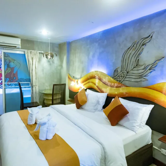 غرفة بريميوم بسرير مزدوج، Baan Kamala Fantasea Hotel 2/10