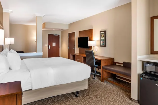 جناح بسرير كينج مع أريكة لذوي الإعاقة، Comfort Inn & Suites Clarkston Pine Knob Area 1/6
