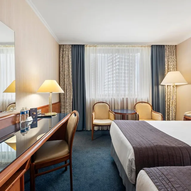 غرفة بريميوم بانورامية بسرير فردي بإطلالة، Panorama Prague Hotel 3/4