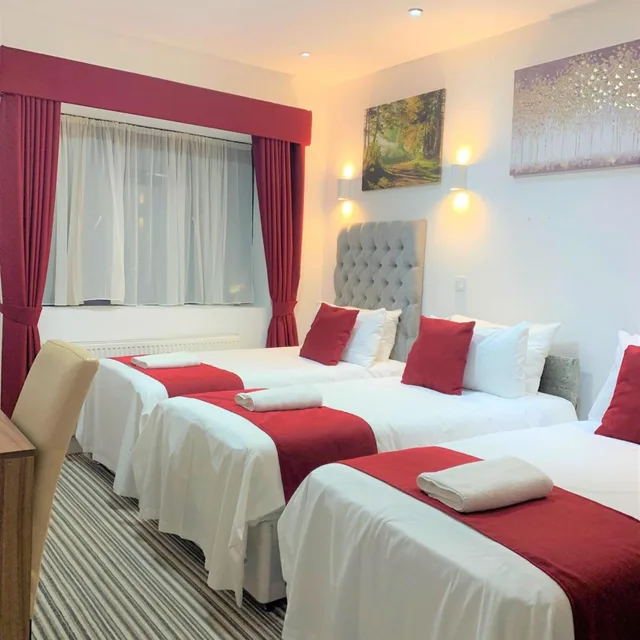 غرفة قياسية ثلاثية، Green View Hotel Near Dartford 2/5