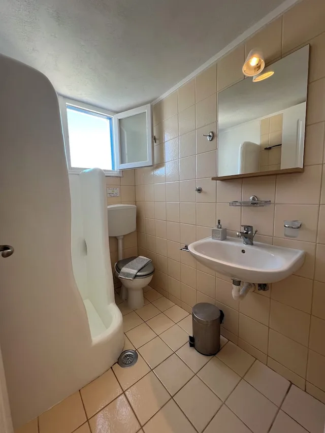 غرفة بسرير مزدوج بإطلالة على المدينة، Heliotropio Studios & Apartments 10/10