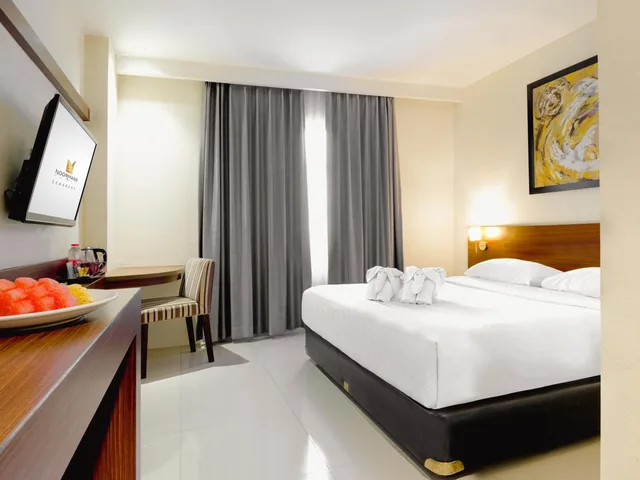 غرفة ديلوكس بسرير كوين، Noormans Hotel Semarang 1/1
