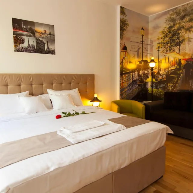 غرفة سوبيريور بسرير كينج، Ambra Boutique Hotel And Bistro 3/10