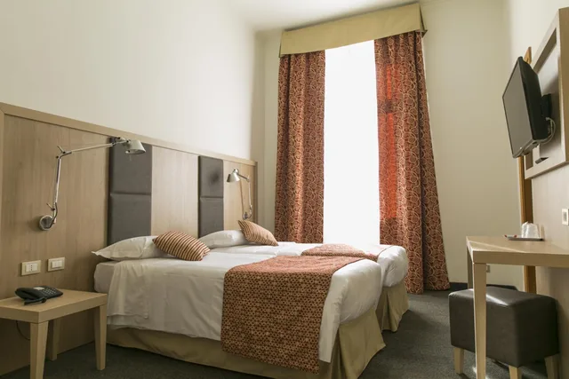 غرفة بسرير مزدوج أو سريرين منفصلين، Hotel Casa Valdese 10/10