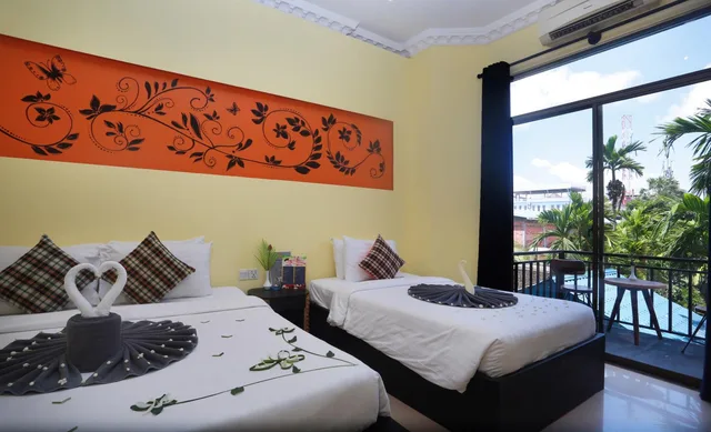 غرفة ديلوكس عائلية، Central Indochine D Angkor Hotel 3/10