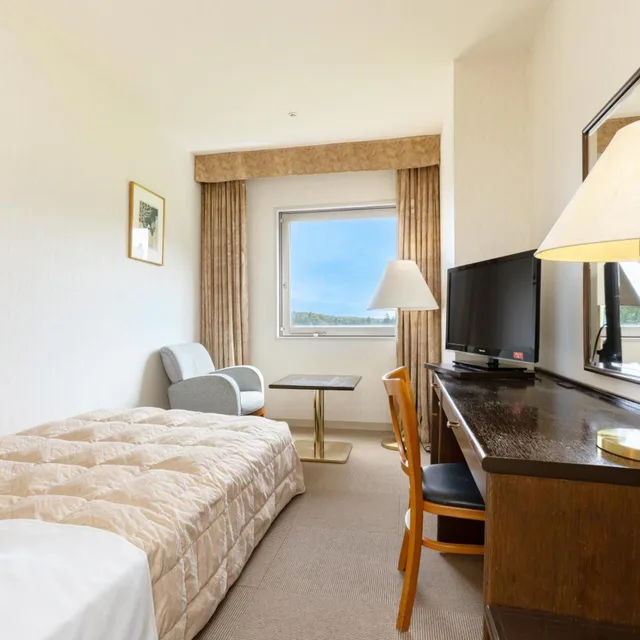 غرفة اقتصادية بسرير مزدوج، KAMENOI HOTEL Aomori Makado 1/2