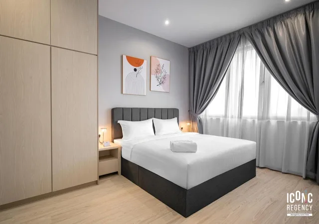 غرفة بسرير كينج بغرفة نوم واحدة، Iconic Regency Service Residences, managed by Iconic Hotel 1/2