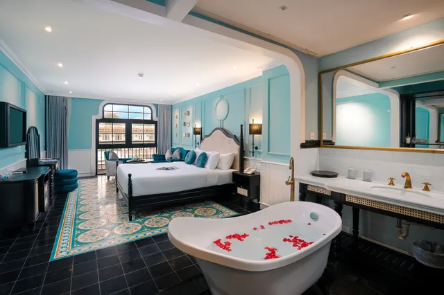 استوديو بسرير كينج بإطلالة على المدينة بحوض استحمام، The Now Boutique Hotel 9/10
