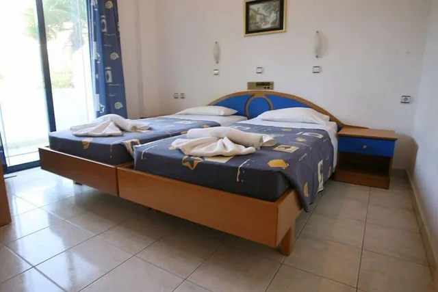 شقة بسرير مزدوج وسريرين منفصلين بغرفتي نوم، Nitsas Hotel Apartments 2/6