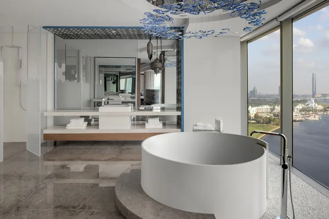 غرفة رئاسية بسرير كينج بغرفة نوم واحدة، Marriott Marquis Dubai Creek 3/5