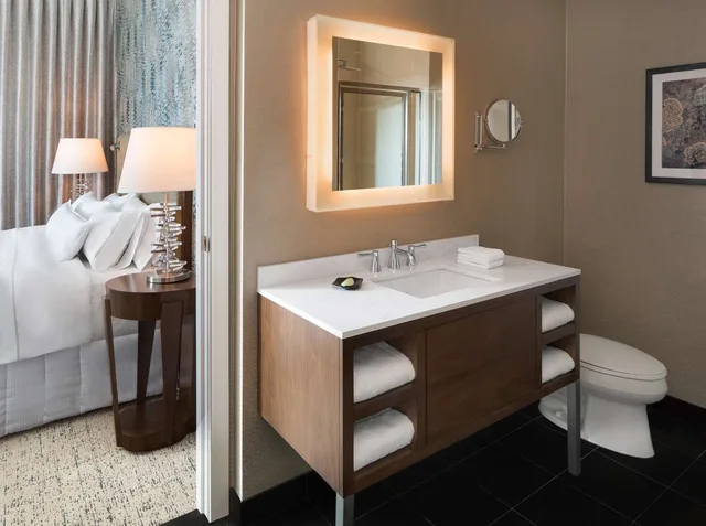 جناح ديلوكس بسرير كينج بإطلالة على المدينة، Hilton Vancouver Downtown 2/2