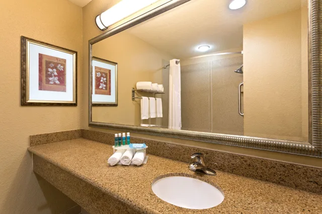 غرفة قياسية بسريرين كوين بشرفة، Holiday Inn Express Hotel And Suites Lakeland North I 4 6/6