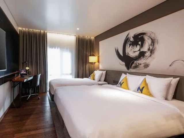 إقامة بريميير بسرير مزدوج بغرفة نوم واحدة، Novotel Ambassador Seoul Dongdaemun Hotels and Residences 1/10