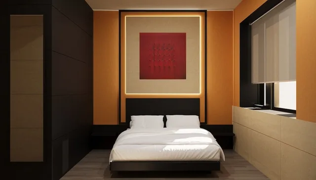 غرفة بشرفة مفردة بسرير كينج، Palazzo Loreto Hotel Milano 1/3