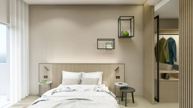 غرفة بسرير مزدوج بشرفة، Hotel Moresco 5/10