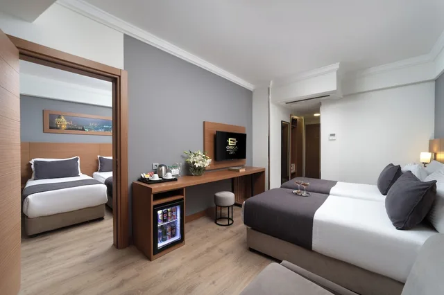 جناح عائلي بإطلالة على المدينة بغرفة نوم واحدة، Orka Royal Hotel 7/10