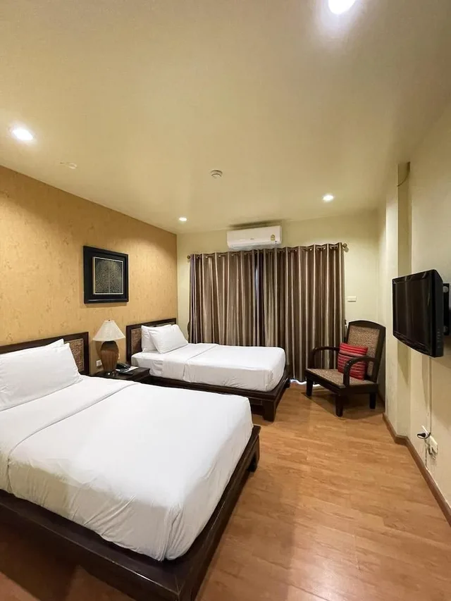غرفة ديلوكس بسريرين منفصلين، CHIANG MAI THAI HOUSE 1/1