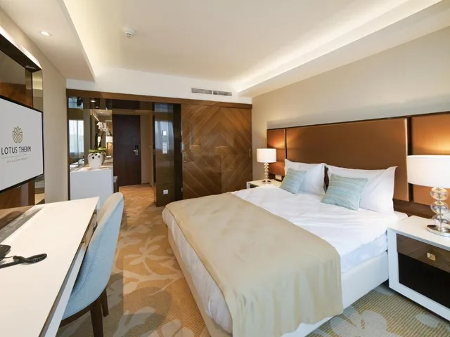 غرفة قياسية بسرير مزدوج، Lotus Them Spa Luxury Resort 1/5