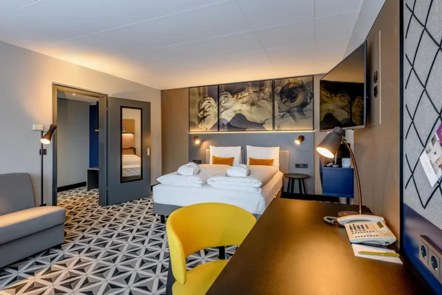 غرفة سوبيريور بسرير كوين، Mercure Hotel Freiburg Am Munster 4/9