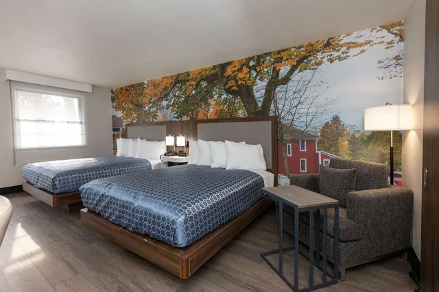 جناح كبير بسريرين كوين، Bhagat Hotels Stone Mountain Atlanta BW Signature Collection 3/4