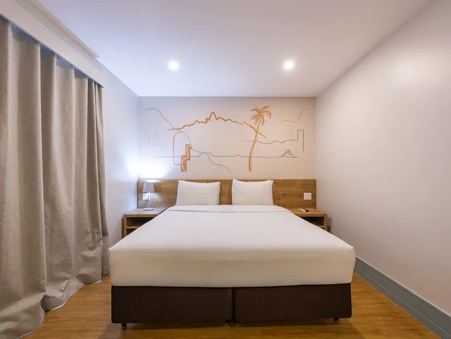 غرفة سوبيريور بشرفة مفردة بسرير كينج، B&B HOTEL Rio de Janeiro Copacabana 3/4