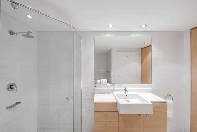 غرفة بسرير مزدوج أو سريرين منفصلين بغرفة نوم واحدة، Adina Apartment Hotel Wollongong 8/9