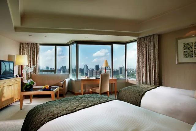 غرفة تنفيذية بسريرين منفصلين، DoubleTree by Hilton Hotel Shanghai Pudong 3/10