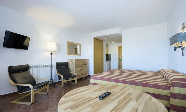 استوديو بإطلالة جزئية على البحر، Hotel Apartamentos Bajondillo 2/5