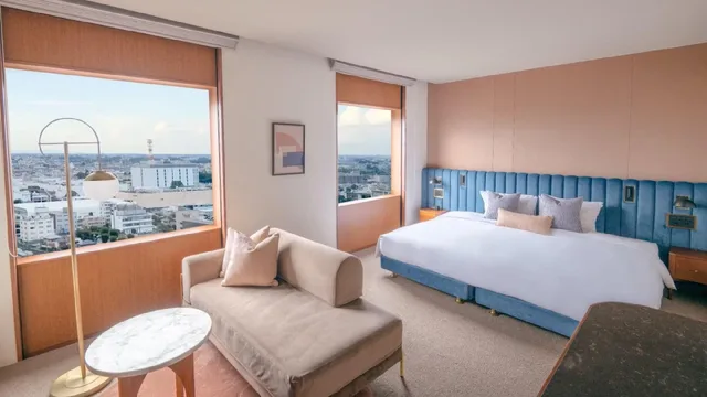 Grand, Hollywood, Modern, Standard, Twin Beds, City View, Night View، The Mark Grand Hotel 1/1