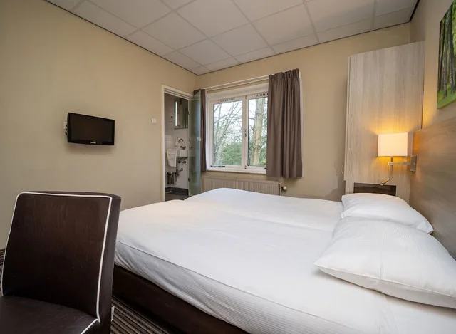 Small Double, Twin Beds، Fletcher Hotel-Restaurant Het Veluwse Bos 2/3