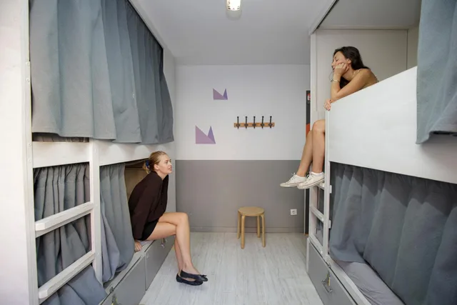 سكن مشترك مختلط بأربعة أسرّة، Hostel One Ramblas 2/3