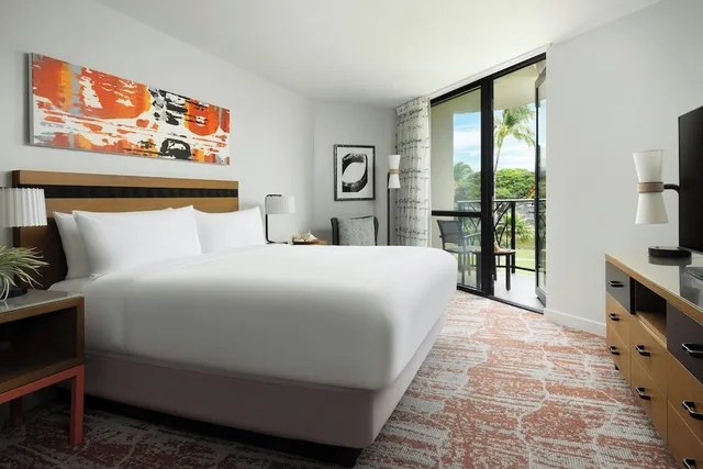 جناح بشرفة بغرفة نوم واحدة بإطلالة، Marriotts Waikoloa Ocean Club 1/3