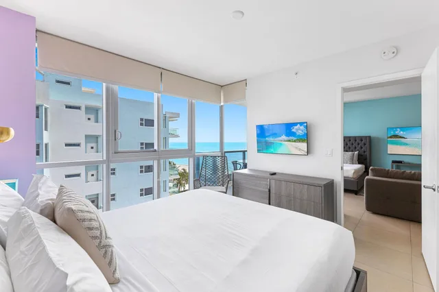 1 Bedroom, Premium, Apartment, Partial Ocean View, Balcony, Dharma Home Suites Miami At Monte Carlo 2/6