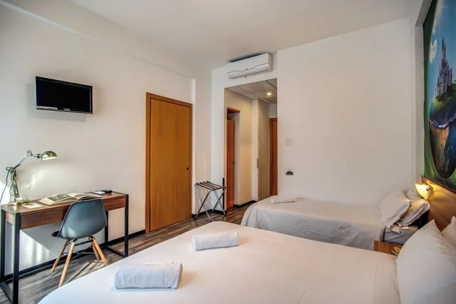 غرفة عائلية بأربعة أسرّة، Scheppers Hotel 8/10