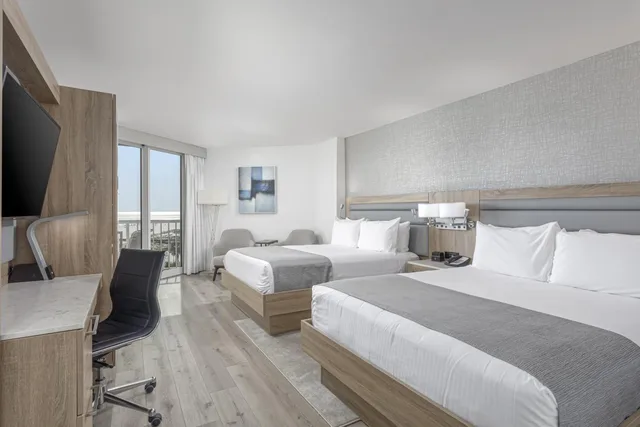 غرفة بسرير كوين بإطلالة على الشاطئ، Perdido Beach Resort 3/10