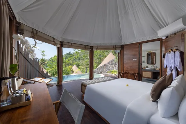 Pool, Luxury, Tent, Queen Bed, Adult Only، Wapa Di Ume Sidemen 1/1