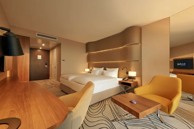 غرفة سوبيريور بسرير كينج بإطلالة على البحر، Radisson Blu Resort Swinoujscie 3/5