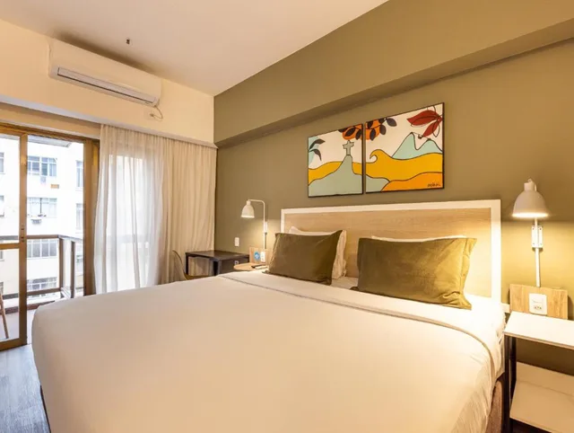 غرفة سوبيريور مفردة بشرفة، B&B Hotel Rio De Janeiro Copacabana Posto 5 1/4