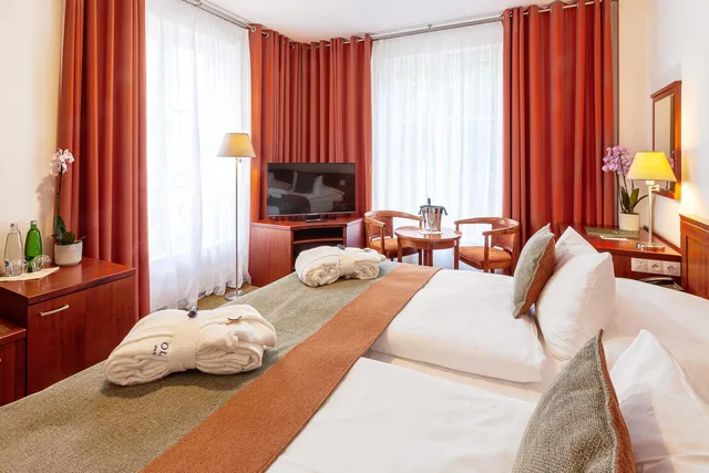 غرفة قياسية بسرير مزدوج، Spa & Wellness Hotel Olympia Marienbad 3/5