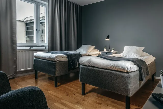 غرفة بسريرين منفصلين، Hotell Björken 2/8
