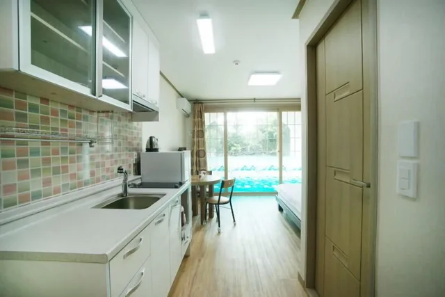 استوديو بسرير مزدوج في الملحق، Olleh House 4/8
