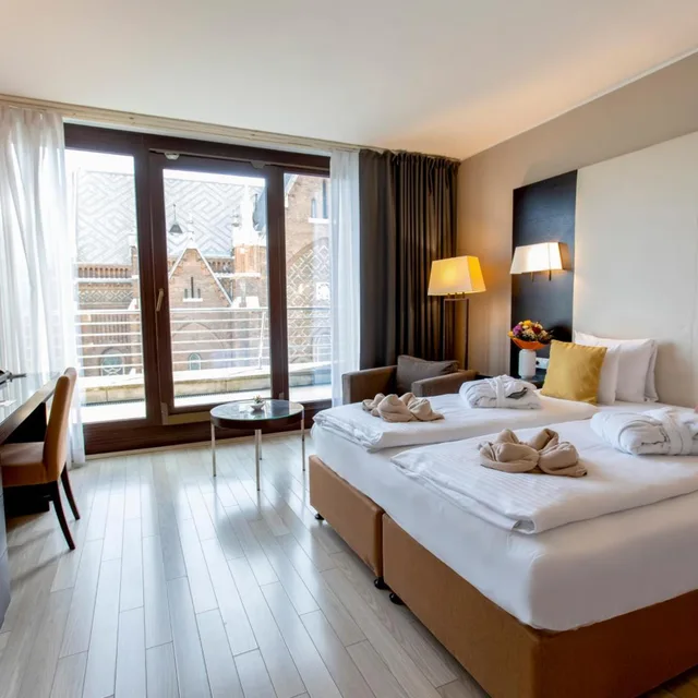 غرفة ديلوكس بسرير مزدوج بشرفة، Lions Garden Hotel 4/10