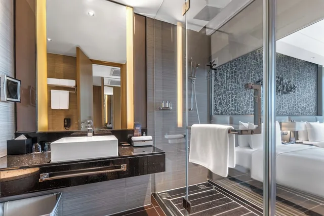 غرفة ديلوكس بسريرين منفصلين، The Qube Hotel Xuzhou East 3/4