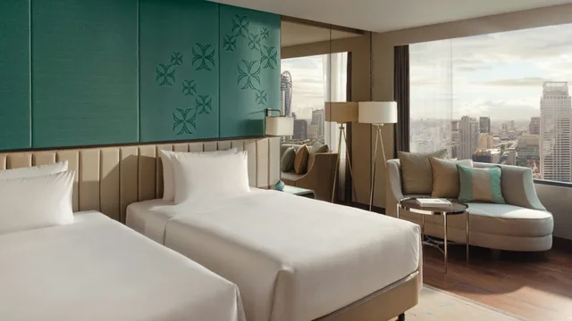 غرفة كلاسيكية بسريرين منفصلين، Intercontinental Bangkok 1/1