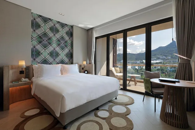 جناح بسرير كينج بإطلالة على الحديقة بغرفتي نوم، Holiday Inn Resort Qionghai Guantang 3/7