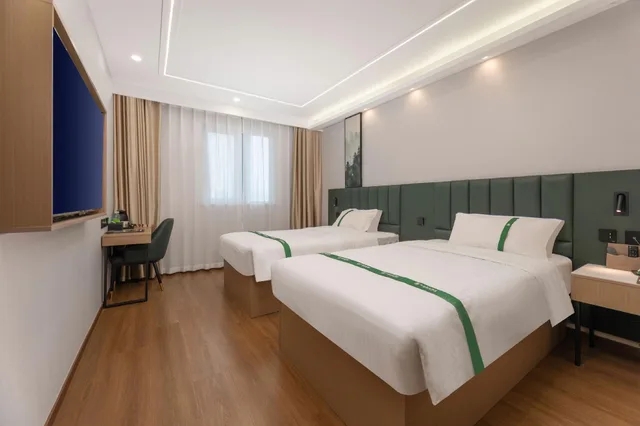 غرفة بسريرين منفصلين، Jinjiang Inn (Suzhou Railway Station Huqiu) 2/2