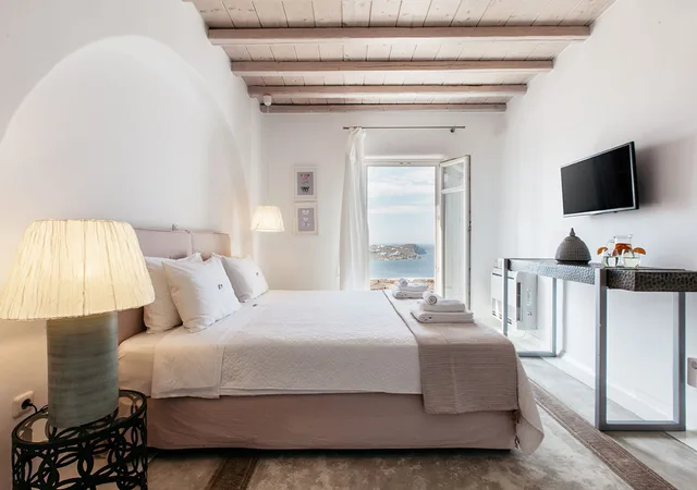 فيلا فاخرة بسريرين كينج مع أريكة، Diana Villa Mykonos 7/10