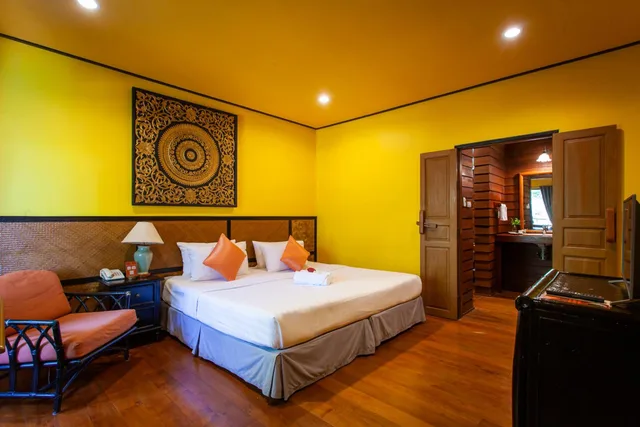 غرفة ديلوكس بسرير مزدوج أو سريرين منفصلين بإطلالة على الحديقة، Baan Krating Phuket Resort 8/10