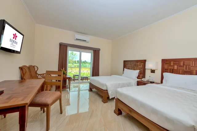 غرفة سوبيريور بسرير فردي بإطلالة على الحديقة، Sokha Palace Siem Reap Hotel 5/9