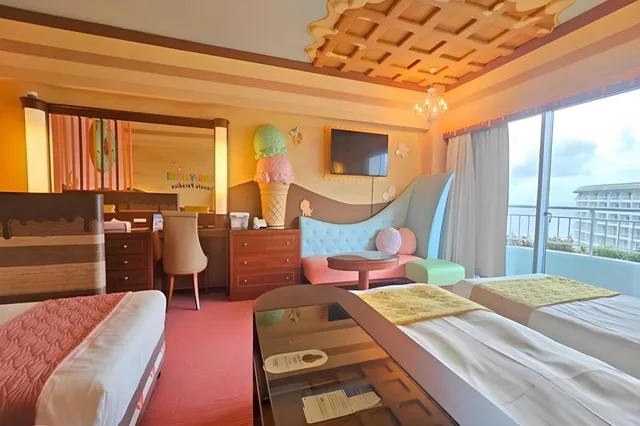 Concept, Sweet, Paradise, 4 Beds، Okinawa Kariyushi Beach Resort Ocean Spa 3/8